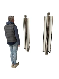 Art Deco Extra Large Pair of Wall Lights or Sconces France, 1930s